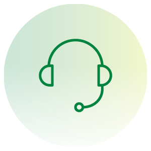 call center headset icon